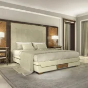 Luxury custom-made Italian bedroom furniture in real wood, perfect for villas and palaces. Elegant design and craftsmanship.