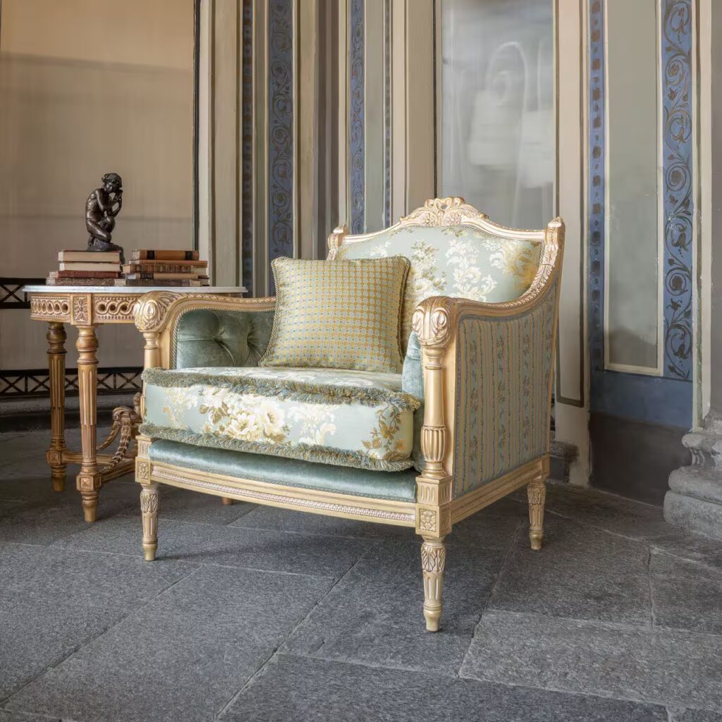 Diwaniya seating in luxurious Italian style