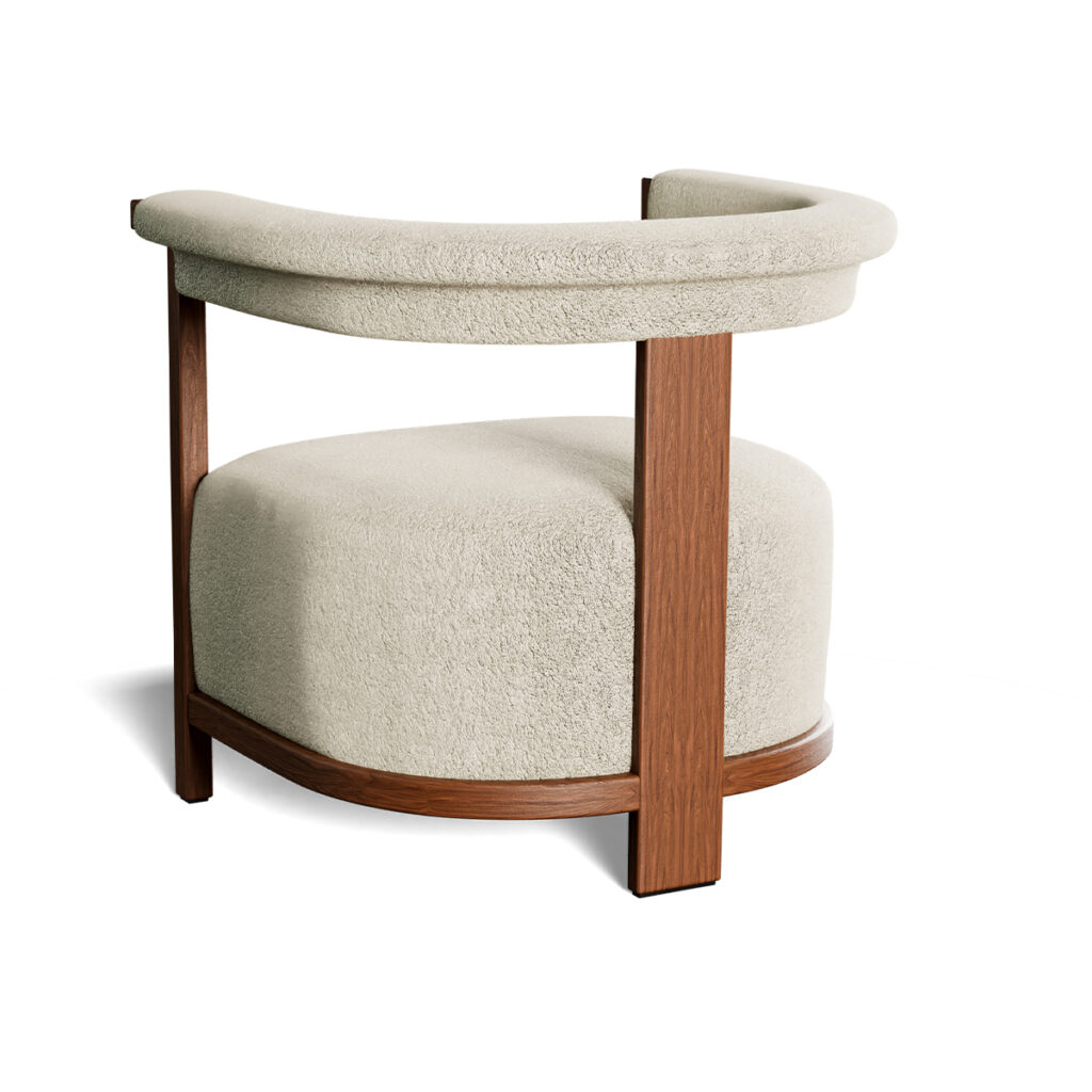 Poltrona personalizzabile Made in Italy per hotel di prestigio