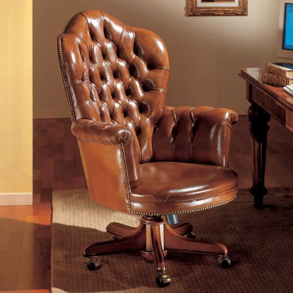 BIDEN chair - Luxury leather office chair