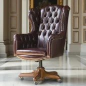 Poltrona MAGNIFICA - Poltrona ufficio di lusso in pelle
