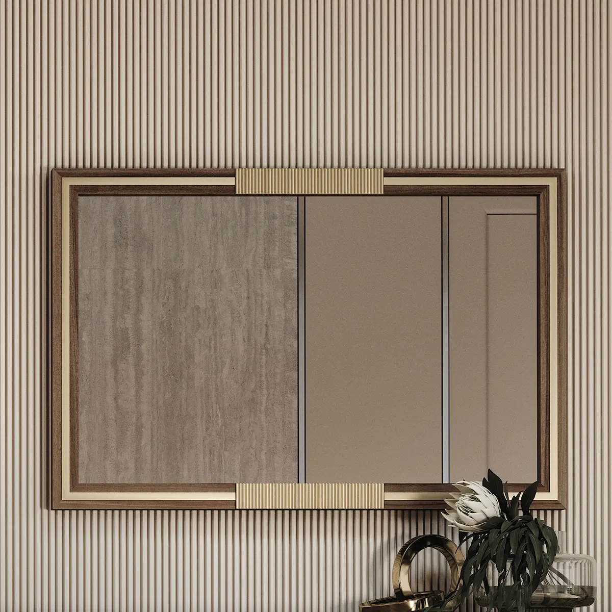 Brera Mirror Brera modern mirror, luxury Italian design