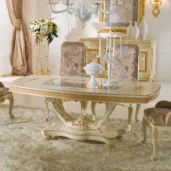 Edo dining table with Special base, dining room setting