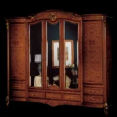 Princesse wardrobe 5 doors with mirror panels.