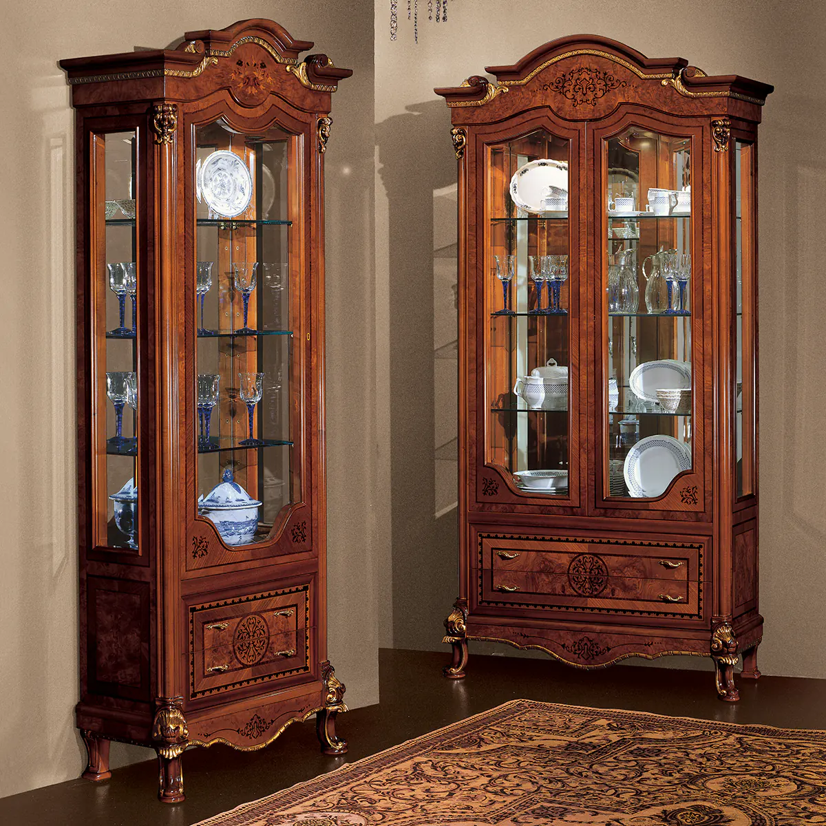 PRINCESSE vetrina 2 ante Princesse display cabinet 2 doors, living room.