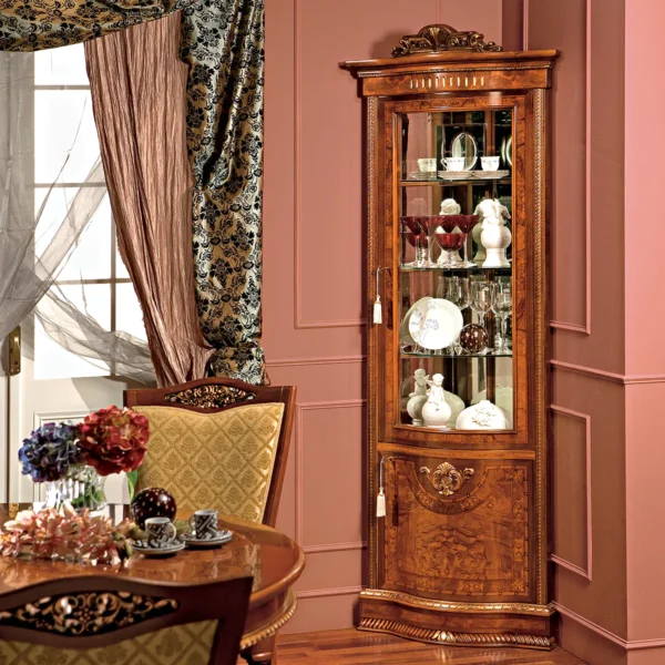Reale corner display cabinet, 1 door.