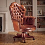 Poltrona Executive di Lusso in Pelle Italiana
